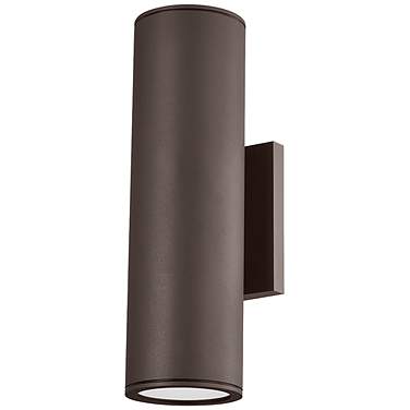 Perry 14 1/2" High Textured Bronze Outdoor Wall Light