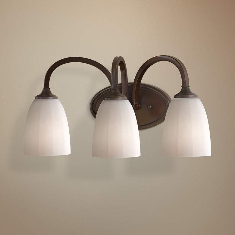 Image 1 Perry 18" Wide Heritage Bronze Bathroom Fixture
