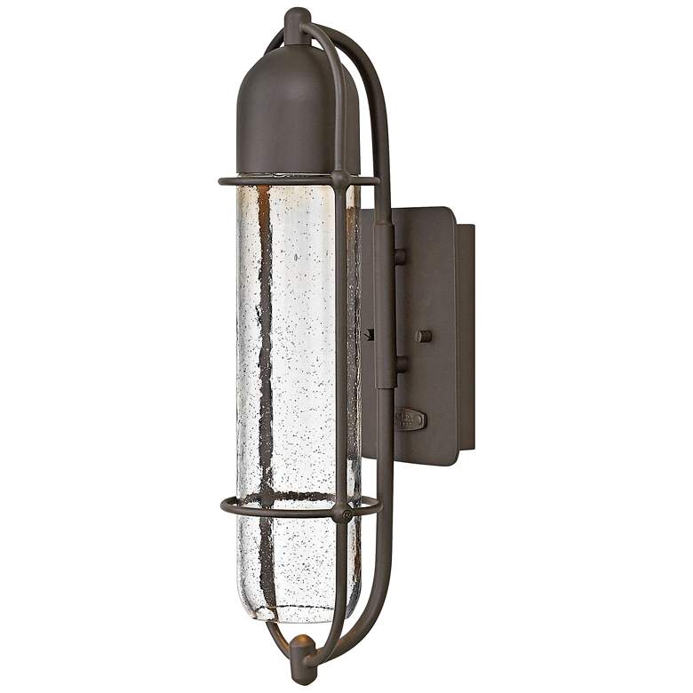 Image 1 Perry 19 3/4" High Oil-Rubbed Bronze Outdoor Wall Light