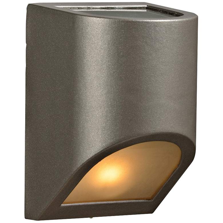 Image 1 Perry 8 inch High Top and Bottom Bronze Outdoor Wall Light