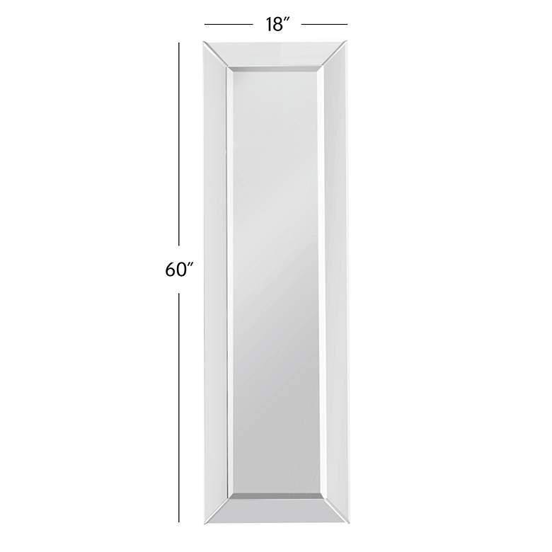 Image 5 Perry Clear 18" x 60" Rectangular Wall Mirror more views