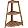 Perry Wooden 3-Shelf Indoor-Outdoor Plant Stand