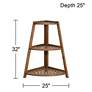 7_Perry Wooden 3-Shelf Indoor-Outdoor Plant Stand more views