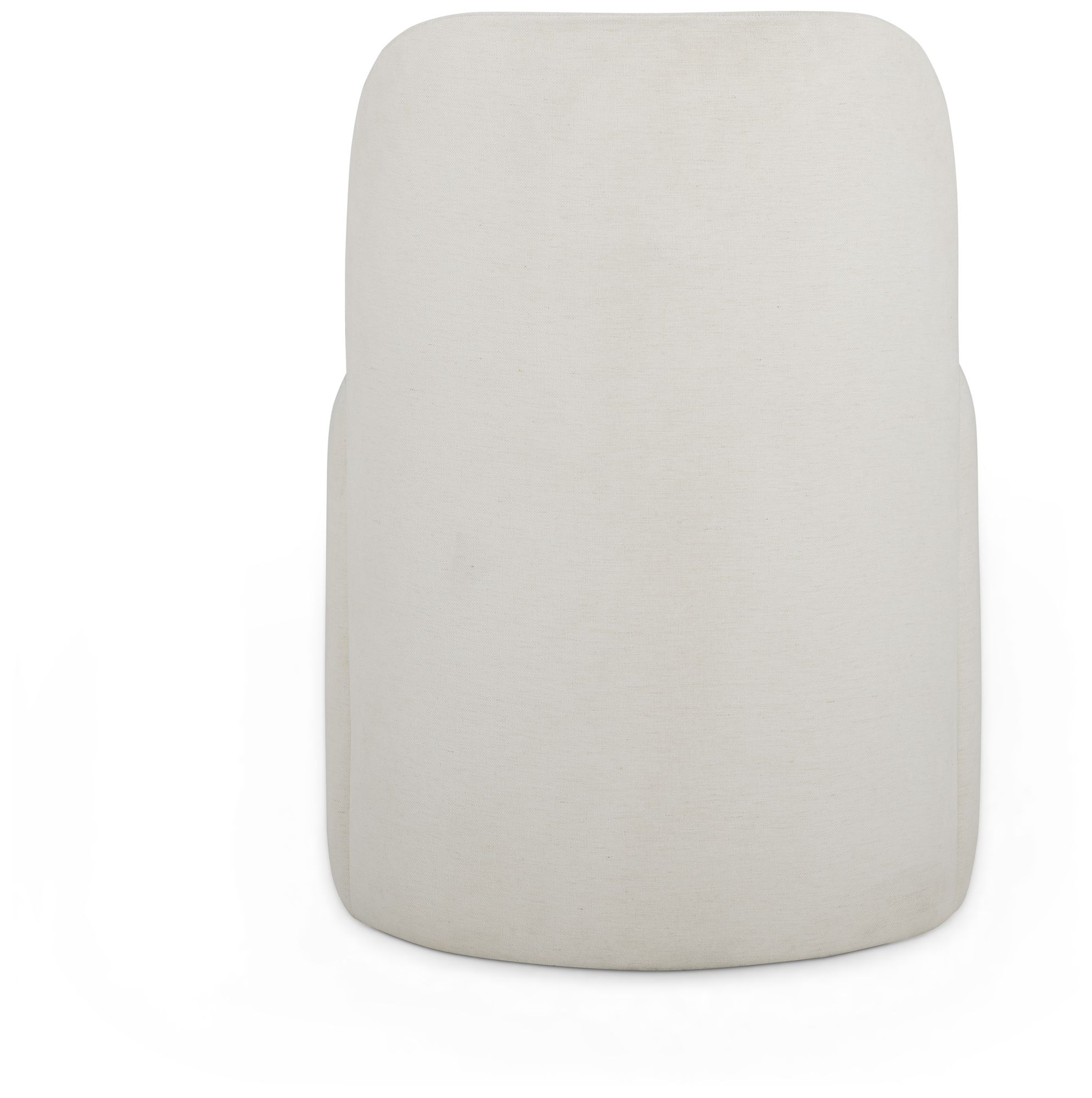 Image 5 Persa Round Back Cream Performance Chenille Dining Chair more views
