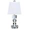 Perseid 14" High Clear Crystal Mini Table Lamp