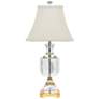 Perseid Hand-Cut and Polished Crystal Table Lamp