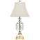 Perseid Hand-Cut and Polished Crystal Table Lamp