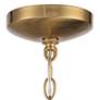 Persephone 24" Wide Warm Antique Brass Drum Pendant Light