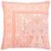 Persia Pink 20" Square Accent Pillow