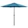 Perth 11-Foot Blue Tilt Patio Umbrella with Carrying Bag