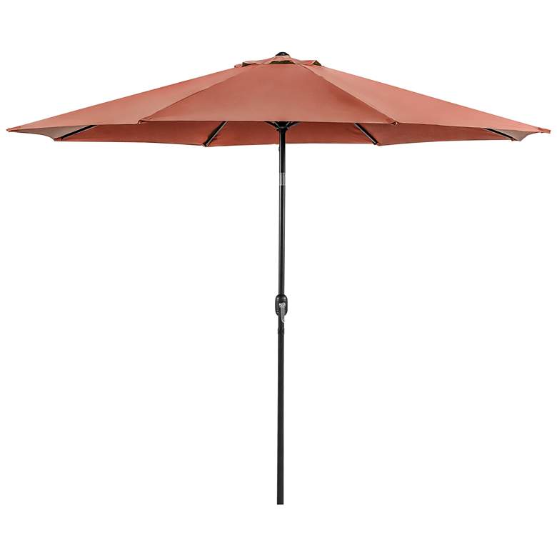 Image 2 Perth 11-Foot Red Market Tilt Patio Umbrella w/ Carrying Bag