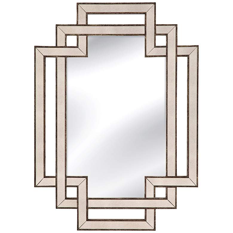 Image 1 Perth Bronze and Antique 32 inch x 44 inch Wall Mirror