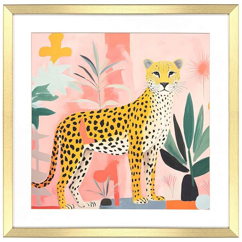 Image 1 Pet Cheetah II 26"W x 26"H Modern Framed Art