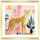 Pet Cheetah II 26"W x 26"H Modern Framed Art