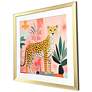 2_Pet Cheetah II 26"W x 26"H Modern Framed Art more views