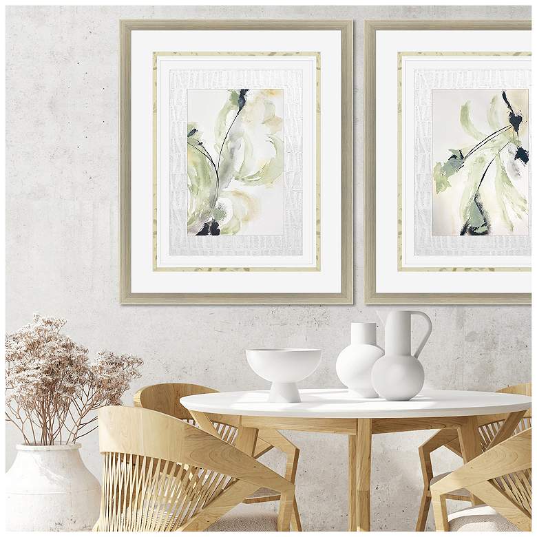 Image 4 Petal Parade I 31"W x 38"H Framed Art more views