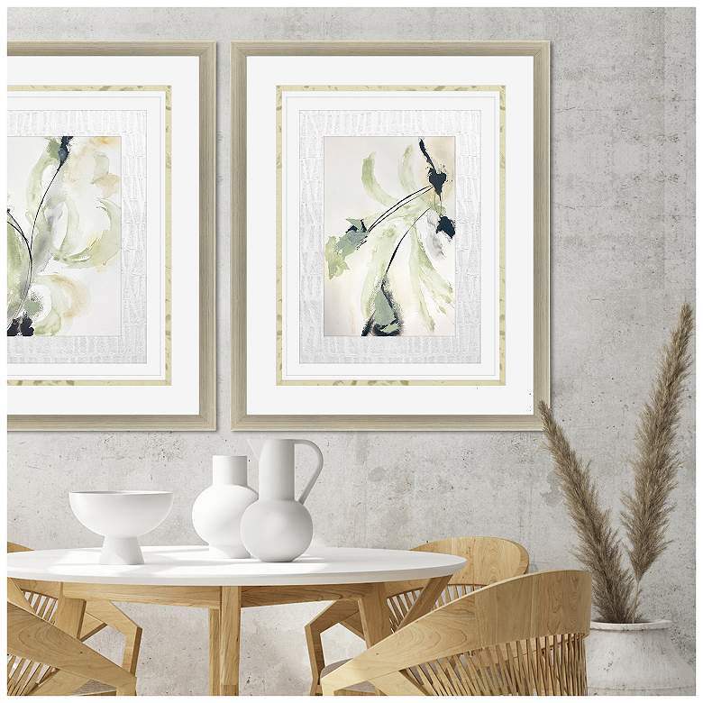 Image 4 Petal Parade II 31"W x 38"H Framed Art more views