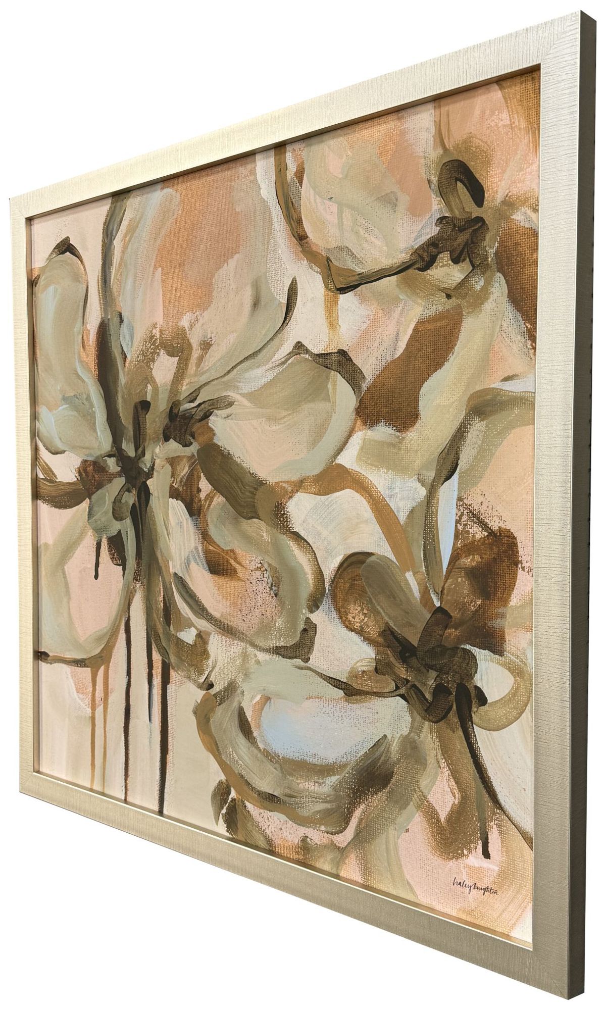 Image 2 Petal Play I 39"W x 39"H Framed Art more views