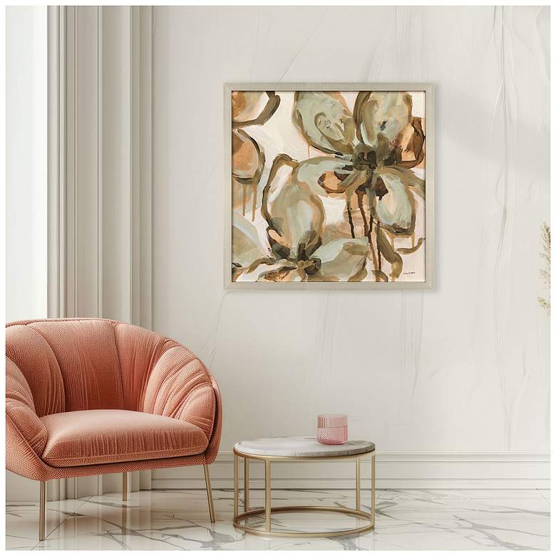 Image 4 Petal Play II 39"W x 39"H Framed Art more views