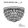 3_Petit Crystal 5.5"H x 8"W 3-Light Flush Mount in Silver more views