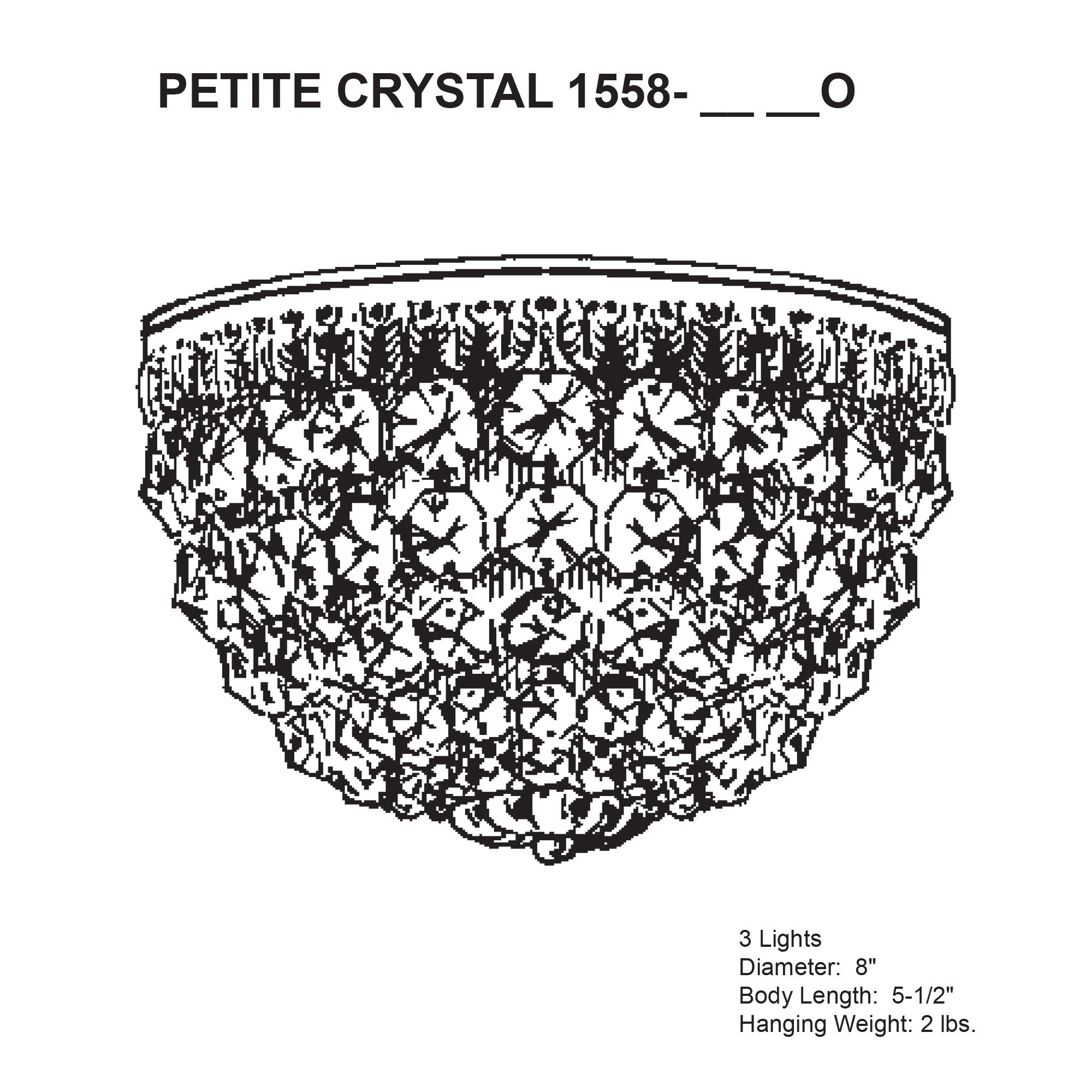 Image 4 Petit Crystal 8"W Bronze Ceiling Light w/ Radiance Crystal more views