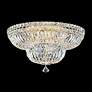 2_Petit Crystal Deluxe 10"H x 18"W 9-Light Flush Mount in Polished