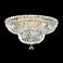 Petit Crystal Deluxe 10"H x 18"W 9-Light Flush Mount in Polished