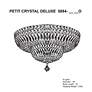 4_Petit Crystal Deluxe 10"H x 18"W 9-Light Flush Mount in Polished more views