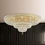 Thumbnail1 of Petit Crystal Deluxe 12"H x 24"W 13-Light Flush Mount in Polished