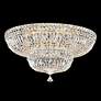 Thumbnail4 of Petit Crystal Deluxe 12"H x 24"W 13-Light Flush Mount in Polished more views