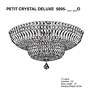 5_Petit Crystal Deluxe 12"H x 24"W 13-Light Flush Mount in Silver more views