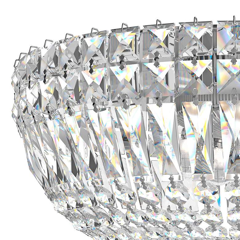 Image 4 Petit Crystal Deluxe 14" Wide Polished Silver Ceiling Light more views