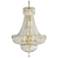 Petit Crystal Deluxe 31"H x 21"W 20-Light Chandelier in Polished 