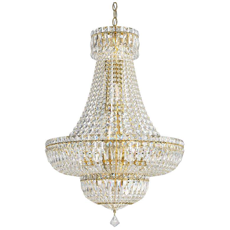 Image 1 Petit Crystal Deluxe 31 inchH x 21 inchW 20-Light Chandelier in Polished 