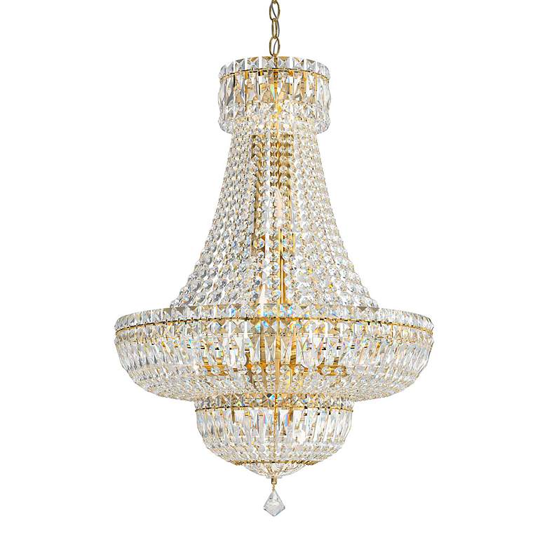 Image 2 Petit Crystal Deluxe 31"H x 21"W 20-Light Chandelier in Polished
