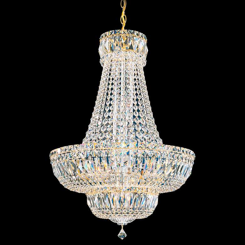 Image 3 Petit Crystal Deluxe 31"H x 21"W 20-Light Chandelier in Polished more views