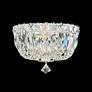 3_Petit Crystal Deluxe 6"H x 8"W 3-Light Flush Mount in Silver more views
