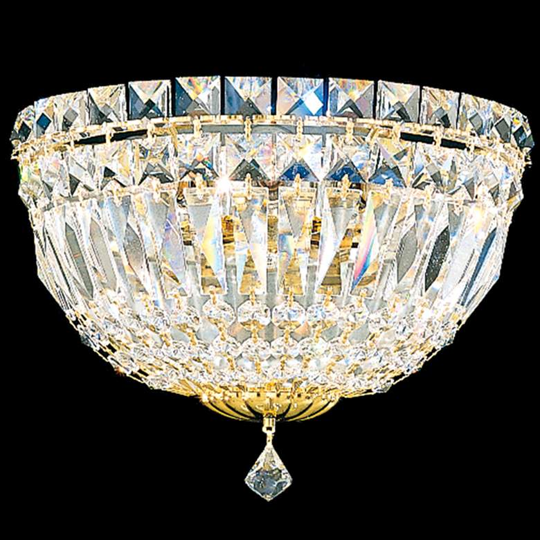 Image 1 Petit Crystal Deluxe 7.5 inchH x 10 inchW 3-Light Wall Sconce in Polished