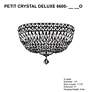 3_Petit Crystal Deluxe 7.5"H x 10"W 3-Light Wall Sconce in Polished more views