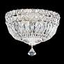 3_Petit Crystal Deluxe 7"H x 10"W 4-Light Flush Mount in Silver more views