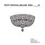 4_Petit Crystal Deluxe 8"H x 14"W 5-Light Flush Mount in Silver more views