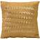 Petite Gretchen 14" Square Gold Sequin Pillow
