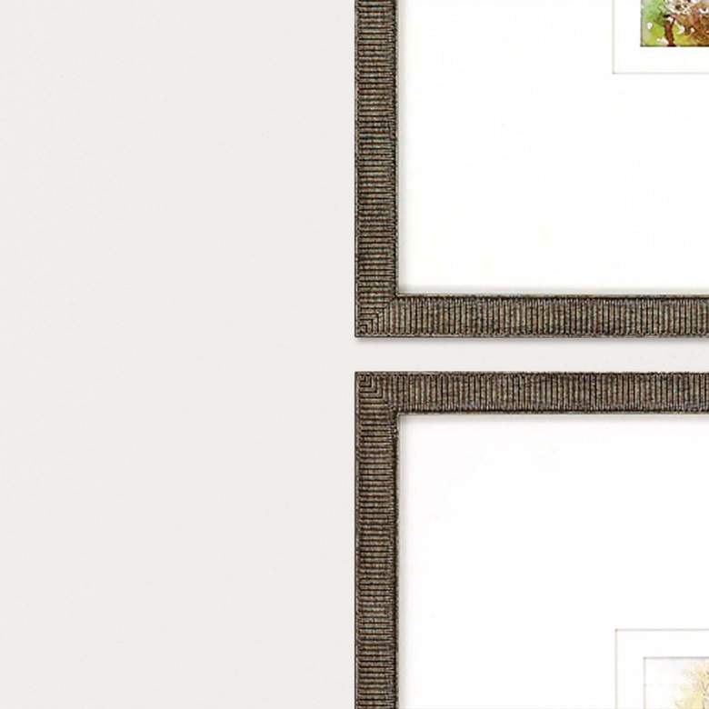 Image 3 Petite Placid 13"W x 13"H Traditional Framed Art Set of 4 more views