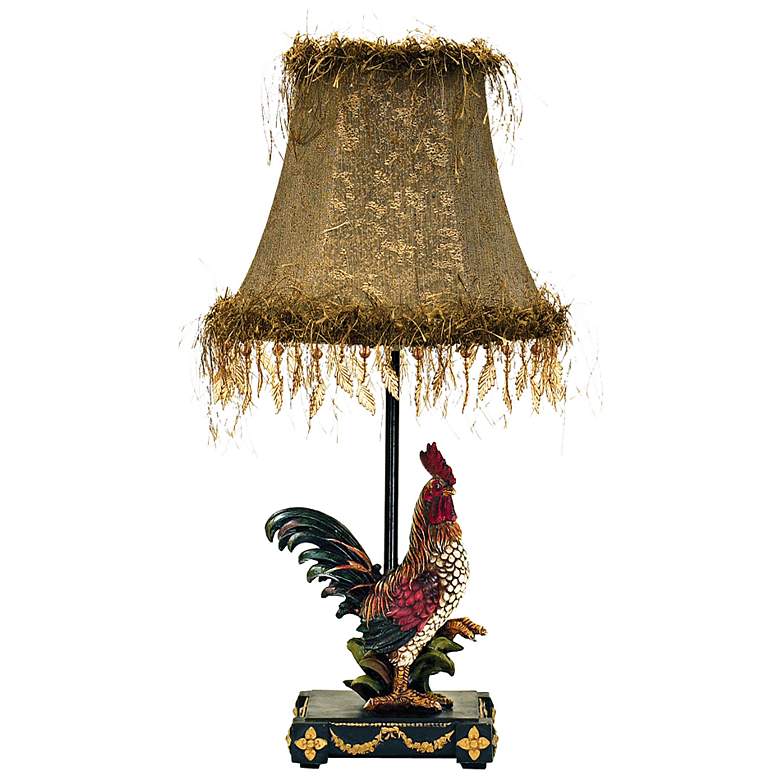 Image 1 Petite Rooster 19 inch High Ainsworth Accent Table Lamp