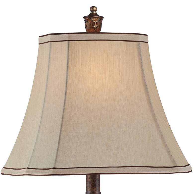 Petite Vase Rectangle Shade 25&quot; High Table Lamp more views