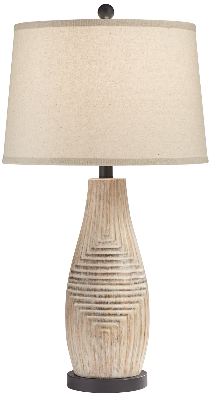 Petra 28" High Textured Faux Stone Table Lamp