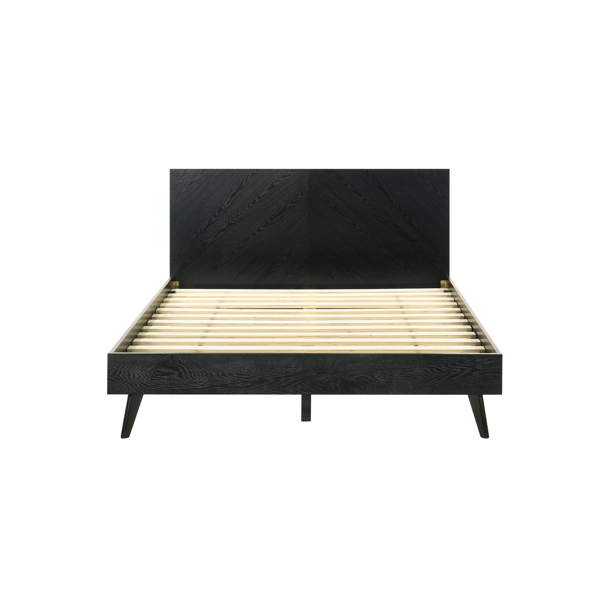 Image 4 Petra 3 Piece Queen Bedroom Set in Wood and Black Finish more views