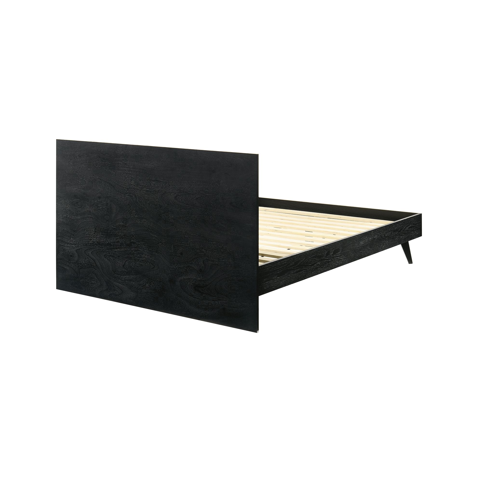 Image 5 Petra 3 Piece Queen Bedroom Set in Wood and Black Finish more views