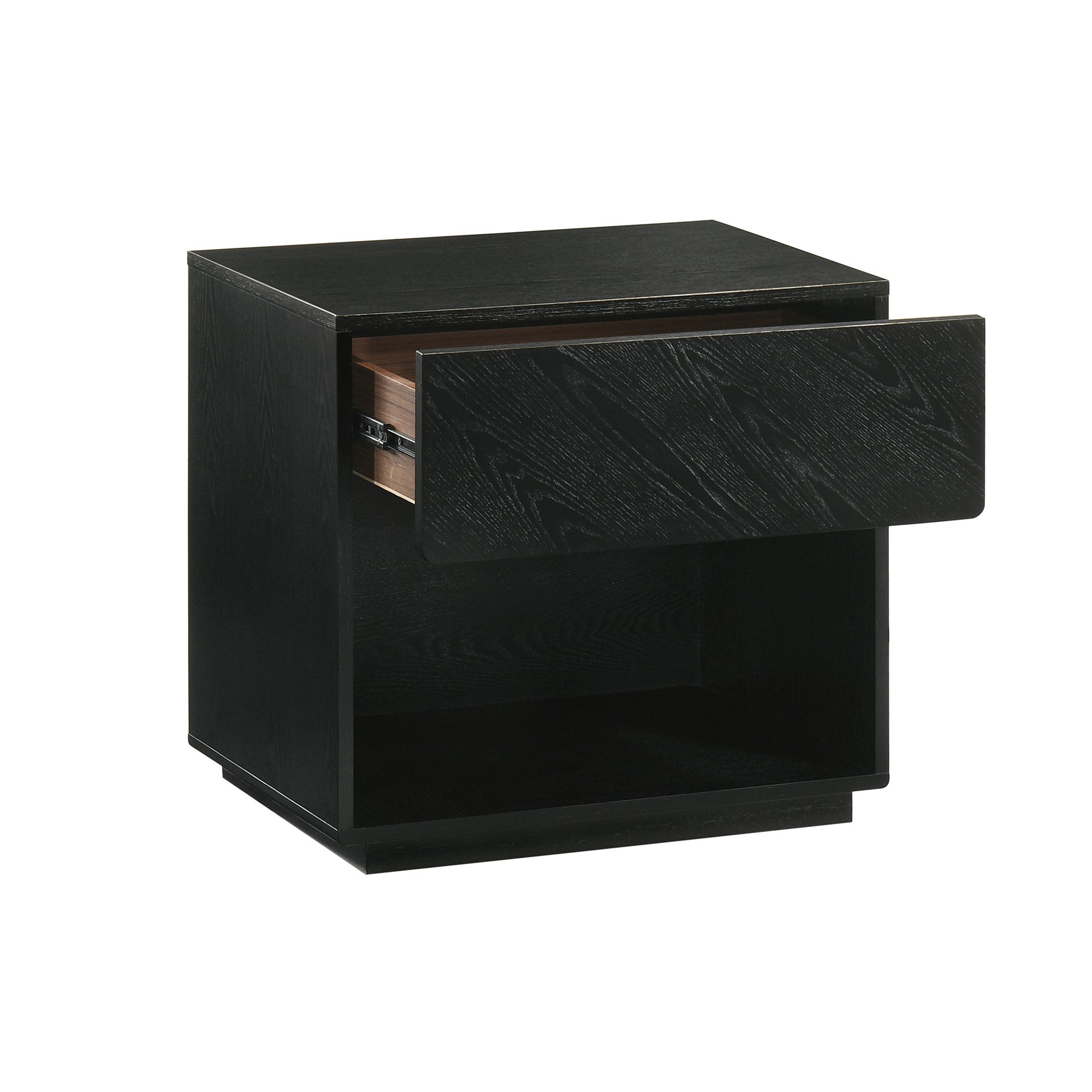 Image 7 Petra 3 Piece Queen Bedroom Set in Wood and Black Finish more views