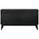 Petra 6 Drawer Dresser in Wood and Black Finish